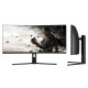 2E Gaming Monitor 34  G3422B 2xHDMI, DP, MM, VA, 3440x1440, 165Hz, 1ms, NTSC 85%, CURVED, FreeSync, HAS