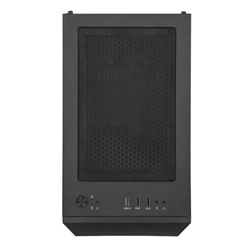 SilverStone Computer case FARA FAH1MB-PRO, without PSU, 1xUSB3.0, 2xUSB2.0, 3x120mm ARGB fan, TG Side Panel, mATX, Black (SST-FAH1MB-PRO)