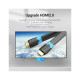 Кабель мультимедийный HDMI M to HDMI M 1.0m 4K60Hz flat black Vention (AAKBF)