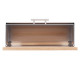 ARDESTO Bread bin Gemini 39х27х15cm, wood, plastic, stainless steel (AR0914GB)