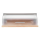 ARDESTO Bread bin Gemini 39х27х15cm, wood, plastic, stainless steel (AR0914GB)