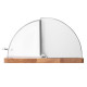 ARDESTO Bread bin Gemini 39х27х15cm, wood, plastic, stainless steel (AR0914GB)