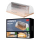 ARDESTO Bread bin Gemini 39х27х15cm, wood, plastic, stainless steel (AR0914GB)
