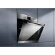 Electrolux Духовой шкаф электрический, 65л, A+, дисплей, конвекция, пиролиз, телескопические направляющие, нерж (EOH4P56BX)