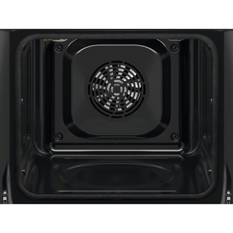 Electrolux Духовой шкаф электрический, 65л, A+, дисплей, конвекция, пиролиз, телескопические направляющие, нерж (EOH4P56BX)