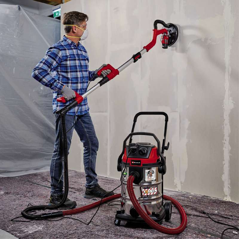 Einhell Пилосос професійний TE-VC 2230 SACL, 1400Вт, 220мБар, контейнер 30л, розетка, клас L, 9.15кг (2342465)