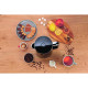 Gorenje Electric kettle, 1,7L, Strix, double-walled, black (K17DWD)