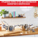 Tefal Cookware set Daily Cook, 8items, stainless steel, bakelite, glass (G712S855)