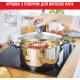 Tefal Cookware set Daily Cook, 8items, stainless steel, bakelite, glass (G712S855)