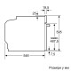 Bosch Oven electrical, 66L, A, display, convection, steam, inox (HRG5180S0)