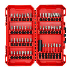 Milwaukee Shockwave Bits, 56pcs Set, Steel, Case (4932492006)