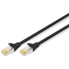 Digitus Патч-корд CAT 6A S-FTP, 2м, AWG 26/7, LSZH, чорний (DK-1644-A-020/BL)