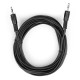 Кабель мультимедийный 3.5mm M to 3.5mm M 5.0m Vinga (VCPDCJ35MM5BK)