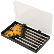 Tolsen screwdrivers set of 6, SL, PH1, 75-90mm (20031)