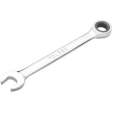 Tolsen combination wrench, ratchet mechanism, 172mm, 11mm, CrV (15207)