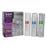 Ecosoft Комплект картриджів Raifil 1-2-3 violet (2 вугілля+поліпропілен) (RAIFILCOALTRIOCOMPLECT)