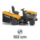 Stiga garden tractor petrol Estate7102w_Special 12.6kW height 30-90mm, 7 positions, 300l, width 102cm, 241kg (ESTATE7102W_SPECIAL)