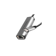 Переходник USB-C to RJ45 Ethernet 2500Mbps gray AXAGON (ADE-25RC)