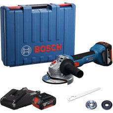 Bosch cordless angle grinder GWS 18V-8 125mm 18V 2x4A h 0-11000 rpm 1.7kg case ZP GAL 18V-40 (0.601.9N9.020)