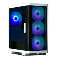 Zalman Корпус M4 без БП 2xUSB3.0, 1xUSB2.0 4x120мм ARGB VGA 320мм LCS ready TG Side Window mATX белый (M4WHITE)