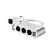 Зарядное устройство HOCO 2xUSB 10.5W + 3x car socket silver (6957531050896)