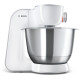 Bosch Kitchen machine 1000W, metal bowl, plastic body, 9 attachments, gray (MUM58231)