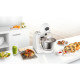 Bosch Kitchen machine 1000W, metal bowl, plastic body, 9 attachments, gray (MUM58231)