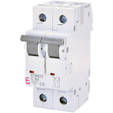 ETI Circuit breaker, ETIMAT 6 2p C 63A (6 kA) (2143522)