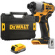 DeWALT Шурупокрут ударний акумуляторний DeWalt XR Li-Ion PowerStack 18В 1х1.7А·год 192Нм 3200об/хв 4200уд/хв кейс 0.88кг без ЗП (DCF840E1T)
