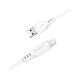 Дата кабель USB 2.0 AM to Lightning 1.2m 2.4A TPE C3-02 White Acefast (6974316280835)
