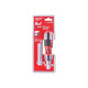 Milwaukee ratchet screwdriver, 7 bits, two-component handle, (PH1, PH2, PZ1, PZ2, Torx15, Torx20, SL5.5), 152 mm, CrV steel (4932471598)