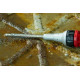Milwaukee ratchet screwdriver, 7 bits, two-component handle, (PH1, PH2, PZ1, PZ2, Torx15, Torx20, SL5.5), 152 mm, CrV steel (4932471598)
