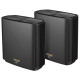ASUS Router ZenWiFi XT8 2PK V2 black AX6600 3xGE LAN 1x2.5GE WAN 1xUSB3.1 WPA3 OFDMA MESH (90IG0590-MO3A20)