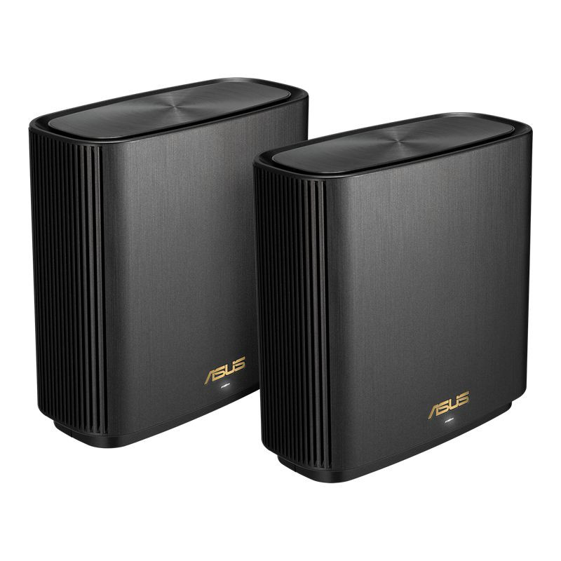ASUS Router ZenWiFi XT8 2PK V2 black AX6600 3xGE LAN 1x2.5GE WAN 1xUSB3.1 WPA3 OFDMA MESH (90IG0590-MO3A20)