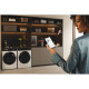 Haier Стиральная машина фронтальная, 8кг, 1400, A+++, 44см, дисплей, пар, инвертор, люк черный, прямой привод, белый (HW80-B14959TU1)