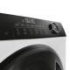 Haier Стиральная машина фронтальная, 8кг, 1400, A+++, 44см, дисплей, пар, инвертор, люк черный, прямой привод, белый (HW80-B14959TU1)