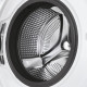 Haier Стиральная машина фронтальная, 8кг, 1400, A+++, 44см, дисплей, пар, инвертор, люк черный, прямой привод, белый (HW80-B14959TU1)