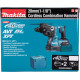 Makita Rotary Hammer HR003GM201 XGT cordless, 36 V, SDS+, 2.8J, 0-980 rpm, 4.6 kg