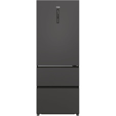 Haier Холодильник Haier багатодверний, 190.5x70х64.8, холод.відд.-354л, мороз.відд.-174л, 3дв., А+, NF, інв., дисплей, зона нульова, чорний (HTR5719ENPT)