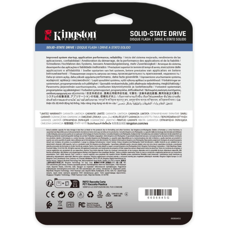Kingston Накопичувач SSD Kingston U.2 15360GB DC3000M Enterprise (SEDC3000ME/15T3)