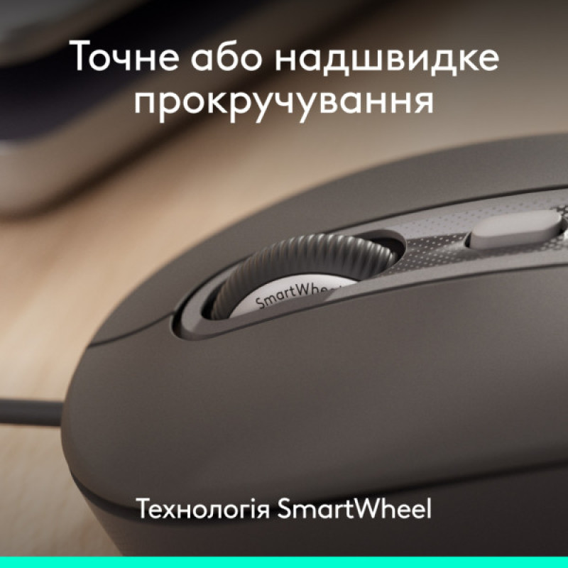 Мышка Logitech Signature M520 for Business USB-C Graphite (910-007511)