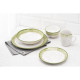 ARDESTO Bowl Siena, 11.5cm, porcelain, white-green (AR2914SWG)