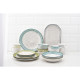 ARDESTO Bowl Siena, 11.5cm, porcelain, white-green (AR2914SWG)