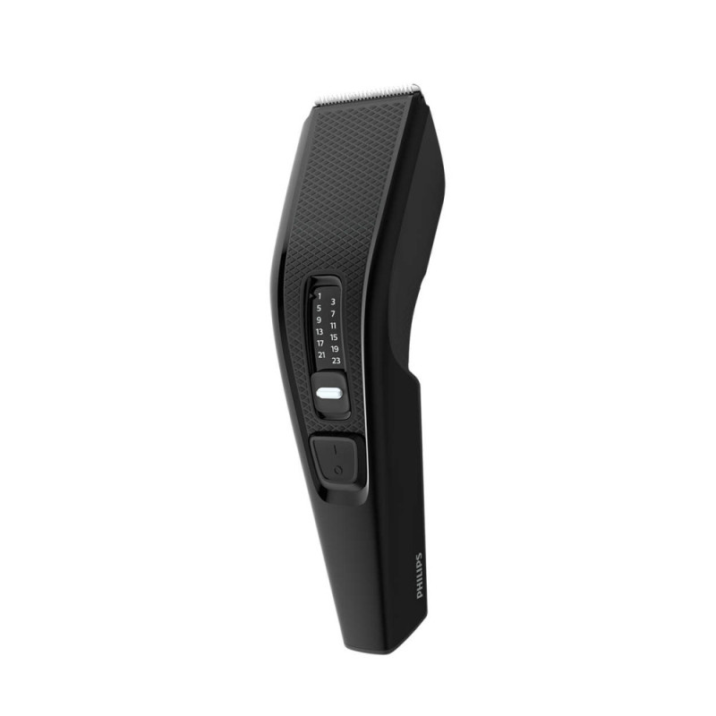 Philips Hair clipper Series 3000, network, rotary  motor, nozzles-2, steel, black (HC3510/15)