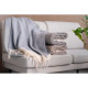 ARDESTO Blanket Leonardo Bianco, 140x200cm, 100% wool, grey (ART0502LB)