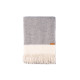 ARDESTO Blanket Leonardo Bianco, 140x200cm, 100% wool, grey (ART0502LB)