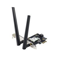 ASUS WiFi-adapter PCE-AXE5400 Bluetooth 5.2 PCI Express WPA3 OFDMA MU-MIMO (90IG07I0-ME0B10)