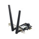 ASUS WiFi-adapter PCE-AXE5400 Bluetooth 5.2 PCI Express WPA3 OFDMA MU-MIMO (90IG07I0-ME0B10)