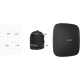 Ajax Hub 2 Plus intelligent security central unit, gsm, ethernet, wi-fi, jeweler, wireless, black (000018790)