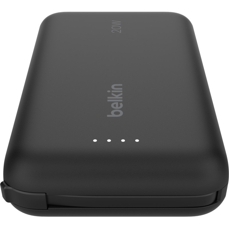Belkin Power Bank 10000mAh, Integrated Cable USB-C, black (BPB021HQBK)